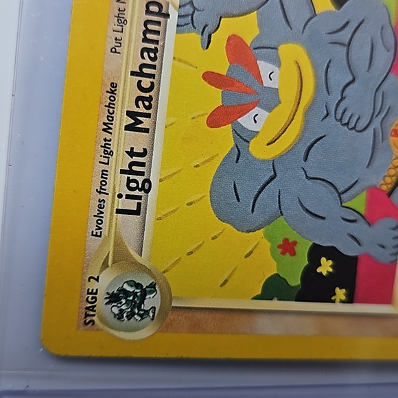 POKEMON~ Light Machamp 25/105 Rare Neo Destiny - Picture 3 of 8